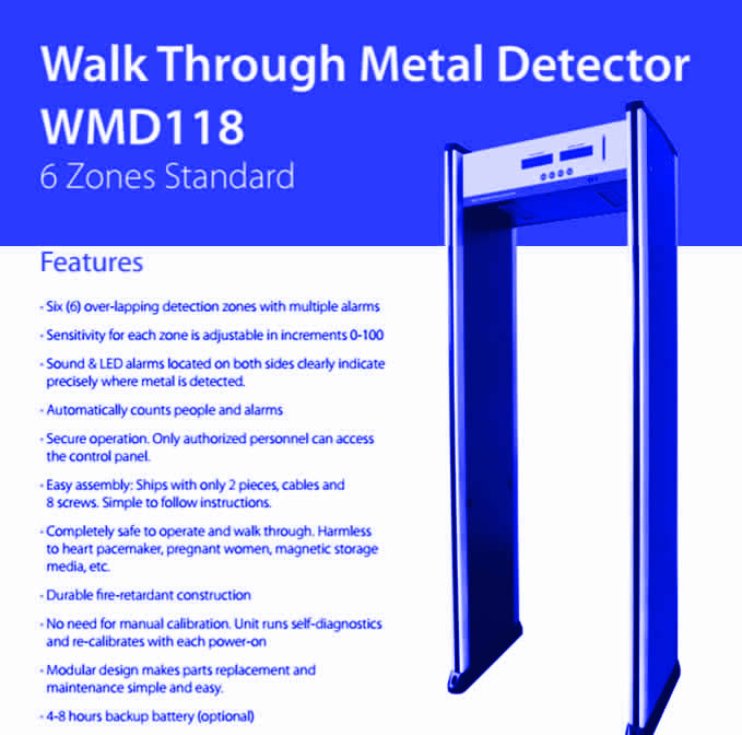 Metal Detectors WMD118